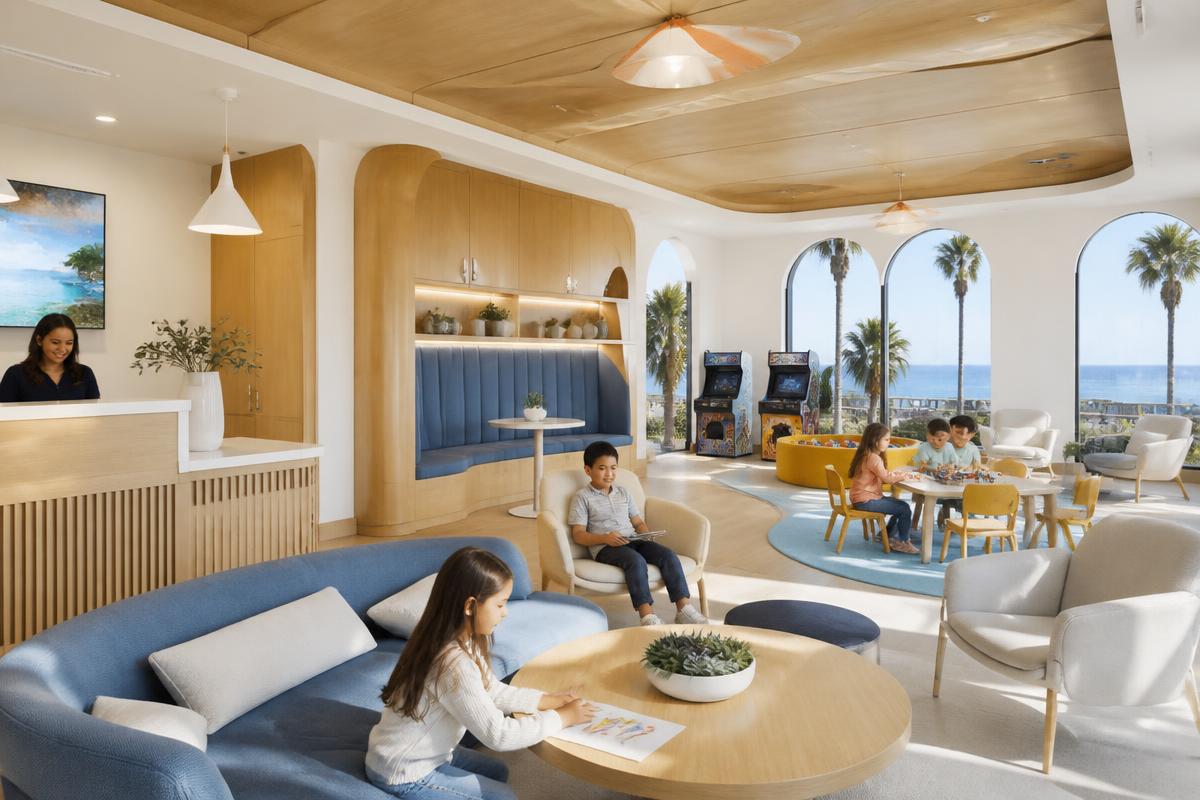 Modern child-friendly Sunny Smiles office